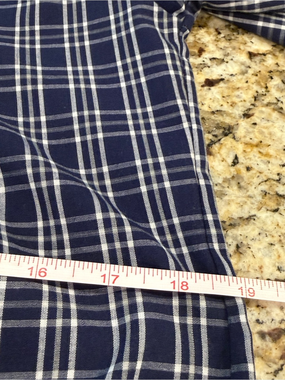 Silence + Noise western midi dress blue white plaid SZ SM - Picture 8 of 12